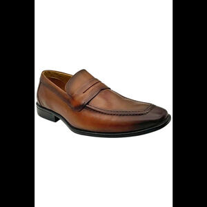 Blanco Garcia Men's Bradon Penny Loafer Whiskey Bronze - Medium